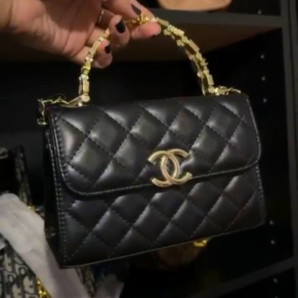 Coco Chanel Quilted Caviar Mini Handbag